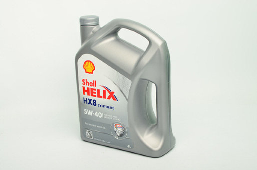 Масло Shell HX8 SAE 5w40 синтетика 4л серый
